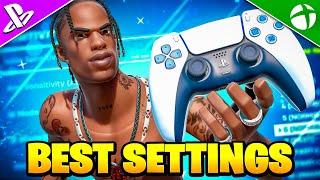 NEW Best Controller SETTINGS + Sensitivity in Chapter 6 (Fortnite Tutorial)