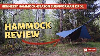 Hammock camping - My Hennessy Hammock 4Season Survivorman Zip XL review