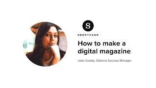 How to make a digital magazine