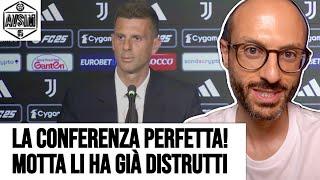 THIAGO MOTTA DISTRUGGE I GIORNALISTI! Prima conferenza impeccabile! Obiettivo: Juve forte! ||| Avsim