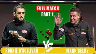 Ronnie O'Sullivan Vs Mark Selby | 2018 Northern Ireland Open SF Snooker Highlights Part 1