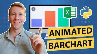 How To Create An Animated Bar Chart (Bar Race) In Python Using Plotly & Excel | Tutorial [EASY] 