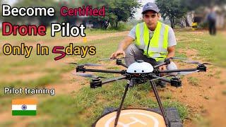 Become a Certified Drone Pilot| Drone  Pilot Training in Drone Academy #drone #dronepilot