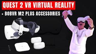 Quest 2 VR + Accessories - Virtual Reality til SUPER! pris lige nu.......