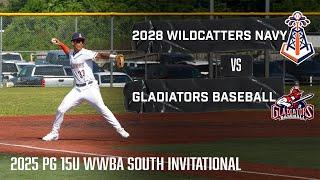Houston Wildcatters 2028 Navy-vs-Gladiators Baseball Walker | 2025 15U PG WWBA South Invitational