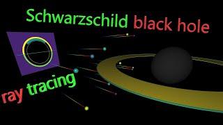 Schwarzschild black hole null geodesic ray tracing (part 1)