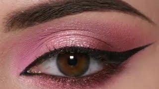 Soft & Glam Pink Eye Makeup Tutorial #short #viral