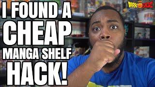 I FOUND A CHEAP MANGA SHELF HACK! | Manga Reorganization & Building the New NASTY MAN Shelf