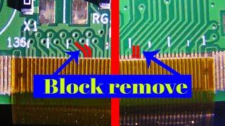 LED TV panel repair by removing a block.#Pro Hack