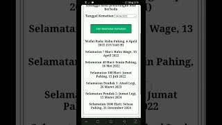 Tutorial Gampang Mudah Cari/Hitung Hari/Tanggal Peringatan/Tahlilan Kematian Adat Jawa gak Ribet