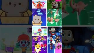 Vlad and Niki vs Jungle Beat Exe vs Sheriff Labrador Exe vs Paw Patrol X Coffin Dance Tiles Hop 193