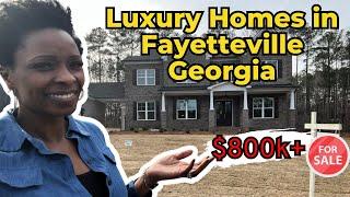 Luxury Homes in Fayetteville, Georgia $800k+, 1+ acre lots, 4,000+ square feet