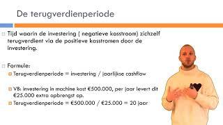 Bedrijfseconomie - Investeren - Hoofdstuk 1 - Netto contante waarde & cashflow