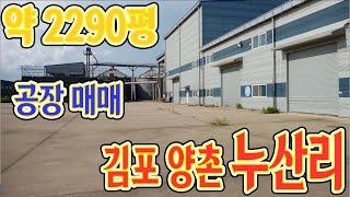 48국도 150m 대형 공장 김포 양촌 누산리 매매