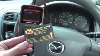 iCarsoft i909 Resetting a Mazda Check Engine Warning Light