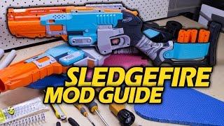 Your First Nerf Mod: How to Make a Super Sledgefire | Make Test Battle