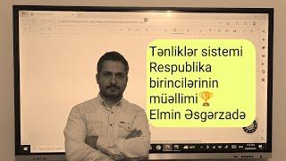 Tənliklər sistemi | Elmin Əsgərzadə