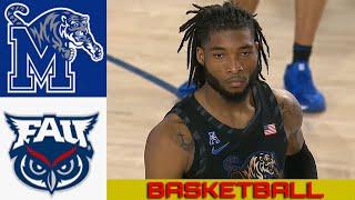 #21 MEMPHIS vs FLORIDA ATLANTIC Basketball Game Full Highlights 2025