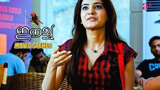 Eecha Malayalam Movie | Samantha learns about Nani's reincarnation | Nani | Samantha | Sudeep