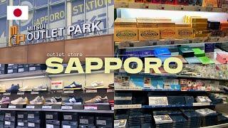 mitsui outlet store + pasalubong shopping in SAPPORO  |  sapporo winter travel vlog ️ |