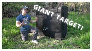 HUGE ARCHERY TARGET FOR $100!! (DIY ARCHERY TARGET)