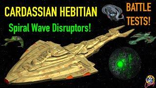 NEW Cardassian Hebitian Class VS BORG / Enterprise F / Klingon Flagship -Star Trek Starship Battles