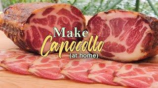 Easy way to make dry cured Italian Capocollo at home - Dry Curing Meats for Beginners