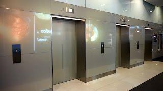 Amazing 2011 Mitsubishi traction elevators @ Terminal 21 (shopping center), Bangkok, Thailand