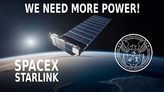 SpaceX Starlink Asks FCC For More Power
