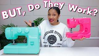 Do These Cute Sewing Machines Really Work?… for beginners, upcyclers, travel