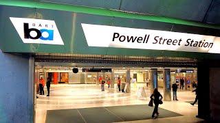 [4K] BART Train Ride from POWELL STREET STATION (San Francisco, California) January 20, 2023