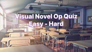 Visual Novel Opening Quiz (Easy-Hard) 50 openings