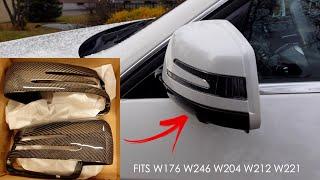 Mercedes W212 | E63 AMG Carbon Mirror Cover Install