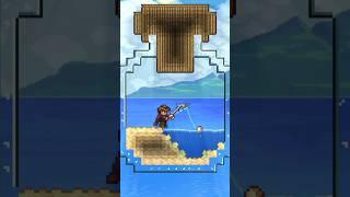 ТАК ЛИ ПОЛЕЗНА РЫБАЛКА В TERRARIA?! #teraria #terraria #игры #террария #shorts