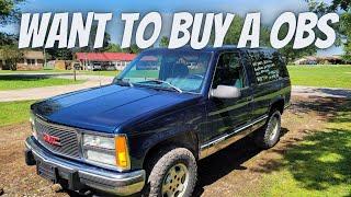 WHAT I LOOK FOR WHEN BUYING A OBS CHEVY OR GMC TRUCK, YUKON, SUBURBAN OR JIMMY PROJECT