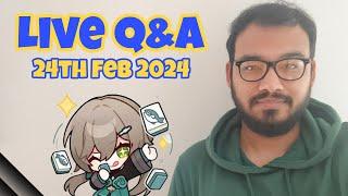 Live Q&A 24th Feb 2024