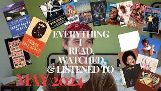 Conscious Consumption: Everything I Read, Watched, and Listened to in May