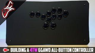 Building a 4TW 6Gawd All Button Controller! Matte Black Edition