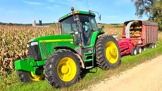 Opening Day Of Chopping Corn Silage! We Plugged The Chopper! (2024 Fall Harvest)