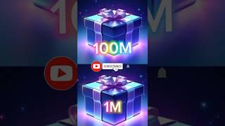 Choose your favourite gift  100M vs 1M #shorts #video #gift #shortclips #giftchoice #shortfilms