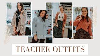 TEACHER OUTFITS OF THE WEEK! 2021 | TEACHER OUTFITS that are COMFY & CUTE!