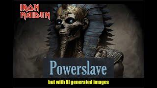 IRON MAIDEN   Powerslave video  - but with AI generated images from the lyrics