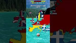 Europe BUT countries starting with "G" takes their borders 2x! (Not counting small territories)