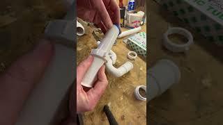How to assemble a P-Trap! #diy #plumbing #plumber #diyprojects #bathroom #drain