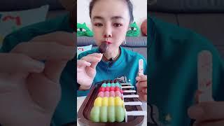 ice cream eating asmr, กินไอติม, asmr çıtır dondurma yemek