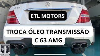 TROCA FILTRO E ÓLEO TRANSMISSÃO E DIFERENCIAL MERCEDES C 63 AMG