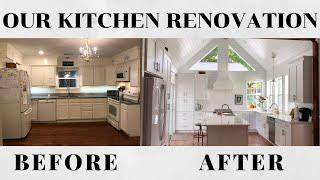 OUR KITCHEN ADDITION / RENOVATION REVEAL - BEFORE & AFTER Jessica Miller Nashville