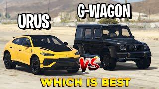 GTA5: Lamborghini Vs G-WAGON | Comparison