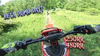 Its a baby bike! - Beta demo day - Beta 250rr - Beta 480rr