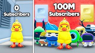 I Got 100 Million Subscribers in YouTube Legends Roblox!